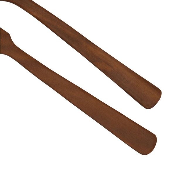 Vintage Myrtlewood Fork And Spoon Set Mid Century Modern 12-1/2" Long - Picture 9 of 9